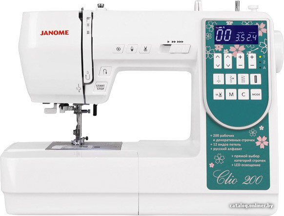 Компьютерная швейная машина Janome Clio 200