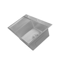 Кухонная мойка Astir Decor Satin C78x51R (с сифоном, дозатором и коландером)