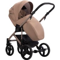 Универсальная коляска BEBETTO Magnum Light SE 2в1 (06, темно-бежевый/бежевая рама)