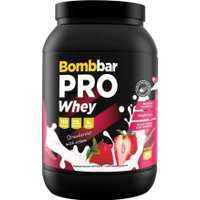 Протеин сывороточный (концентрат) Bombbar Whey Protein Pro (900 г, клубника со сливками)