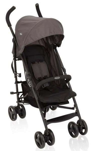 

Коляска прогулочная «книга» Graco TraveLite (black/grey)