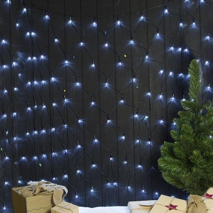 

Гирлянда световая сетка Luazon Сеть 192 LED 2х1.5м (белый) 3556881
