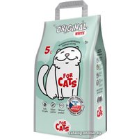 Наполнитель для туалета For Cats Original White (без запаха) 5 л
