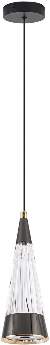 Подвесная люстра LED4U L7121-1 СR-BK