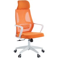 Офисное кресло CHAIRMAN CH636 (белый пластик/оранжевый)