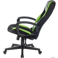 Игровое (геймерское) кресло Zombie 9 (черный/салатовый)