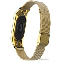 Браслет Xiaomi миланский сетчатый для Mi Band 3 (золотистый)