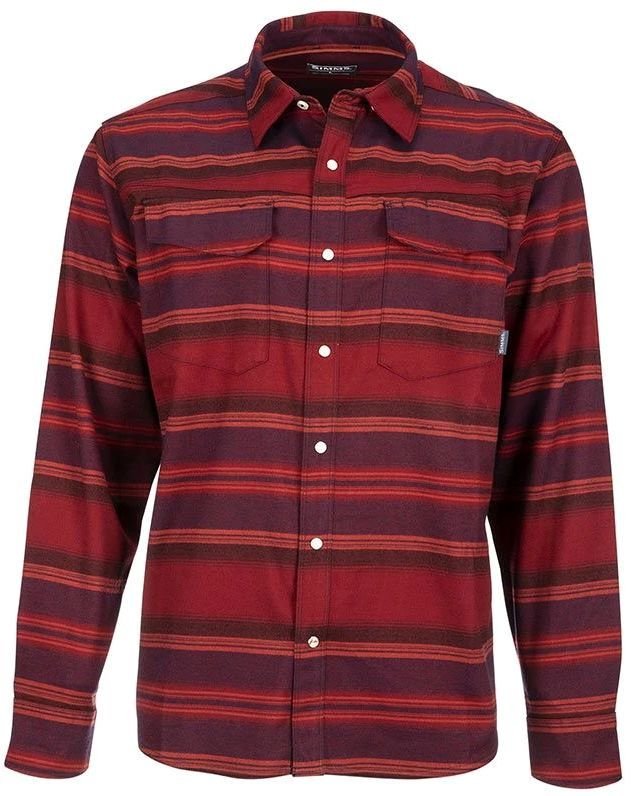 

Рубашка Simms Gallatin Flannel LS Shirt (L, красный)