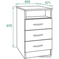 Тумба Сокол КТ-14 (венге)