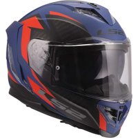 Мотошлем LS2 FF818 Storm III Dynamo (2XL, синий/красный)