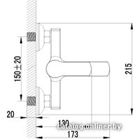 Смеситель Lemark plus GRACE LM1512C