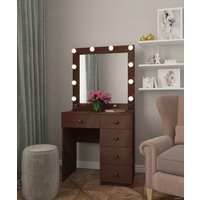 Туалетный столик с зеркалом Мир Мебели SV-24W