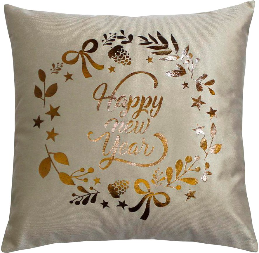 

Чехол на подушку Matex Xmas. Garland 42-556 (кофейный/бронзовый/бежевый меланж)