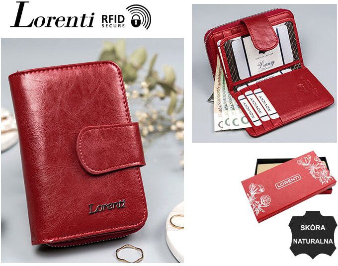 

Портмоне Cedar Lorenti 76115-RFID-BPR (красный)