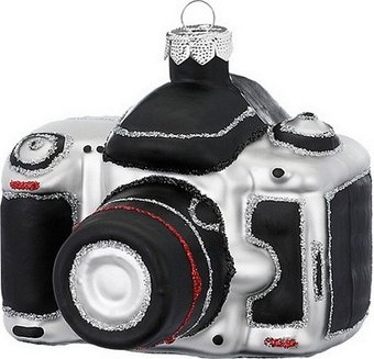 Елочная игрушка Inge's Christmas Figural Glass Ornaments. Фотоаппарат 64677H120