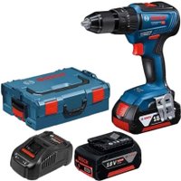 Ударная дрель-шуруповерт Bosch GSB 18V-50 Professional 06019H5101 (с 2-мя АКБ 5 Ач, кейс)