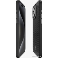Чехол для телефона Spigen Enzo Aramid для iPhone 15 Pro Max ACS07044 (черный)