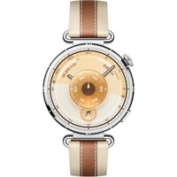 Умные часы Huawei Watch GT 6 41 мм (серебристый, с коричневым кожаным ремешком, международная версия)