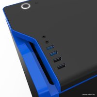 Корпус NZXT H440 Matte Black/Blue [CA-H442W-M4]