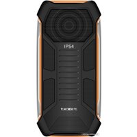 Кнопочный телефон TeXet TM-D412 (черный/оранжевый)