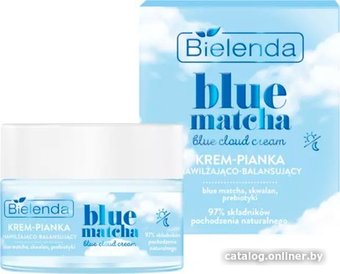  Bielenda Крем для лица Blue matcha Увлажняющий балансирующий Cloud Cream 50 мл