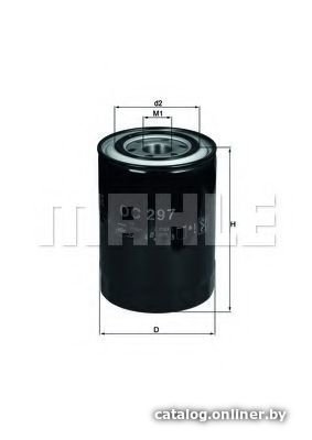 Масляный фильтр Mahle Knecht OC297