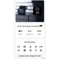 Наушники Baseus Bowie WM02 (черный)