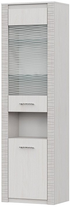 

Шкаф-витрина SV-Мебель Гамма 20 00-00105064 (ясень анкор светлый/сандал светлый)