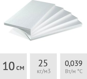 Теплоизоляция ТМ-СтройПласт ППТ-25Н-А-Р 100 мм