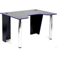 Стол TetChair Strike-1 120 Neo (черный/синяя кромка)