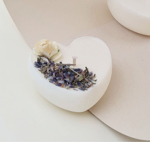 

Свеча La Luz Lavender Heart Сердце 9