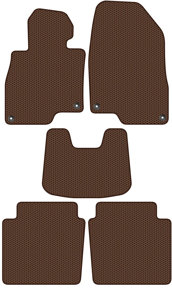 

Комплект ковриков для авто Alicosta Hongqi H5 I (седан / CA7150HA6T) 2018 - 2022 (коричневый, сота)