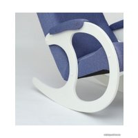 Кресло-качалка Calviano Бастион 3 (bahama iris/белый)