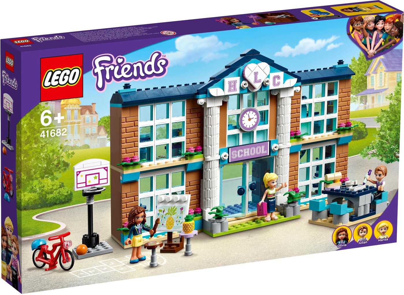 

Конструктор LEGO Friends 41682 Школа Хартлейк Сити