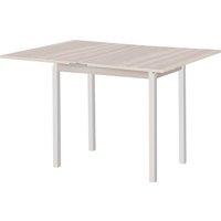 Кухонный стол Элегия ЛДСП ПН Раскладной (ясень шимо светлый, лак снег)