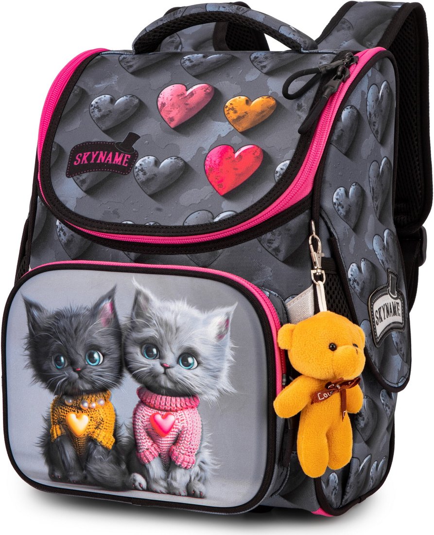 

Школьный рюкзак SkyName 2114 + брелок мишка