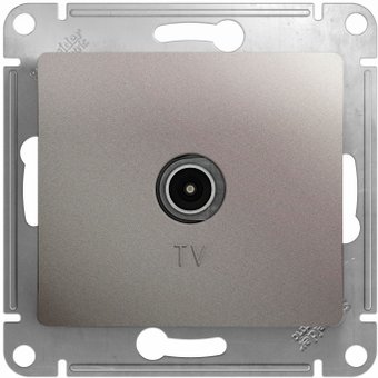 Розетка телевизионная Schneider Electric Glossa GSL001291 (платиновый)