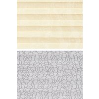 Плиссе Delfa Mirror СПШ-3901/3504 Plain Transparent (73x160, кремовый/белый)