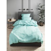 1.5-спальный комплект постельного белья Loon Emily (1.5-спальный, наволочка 50x70, бирюзовый)