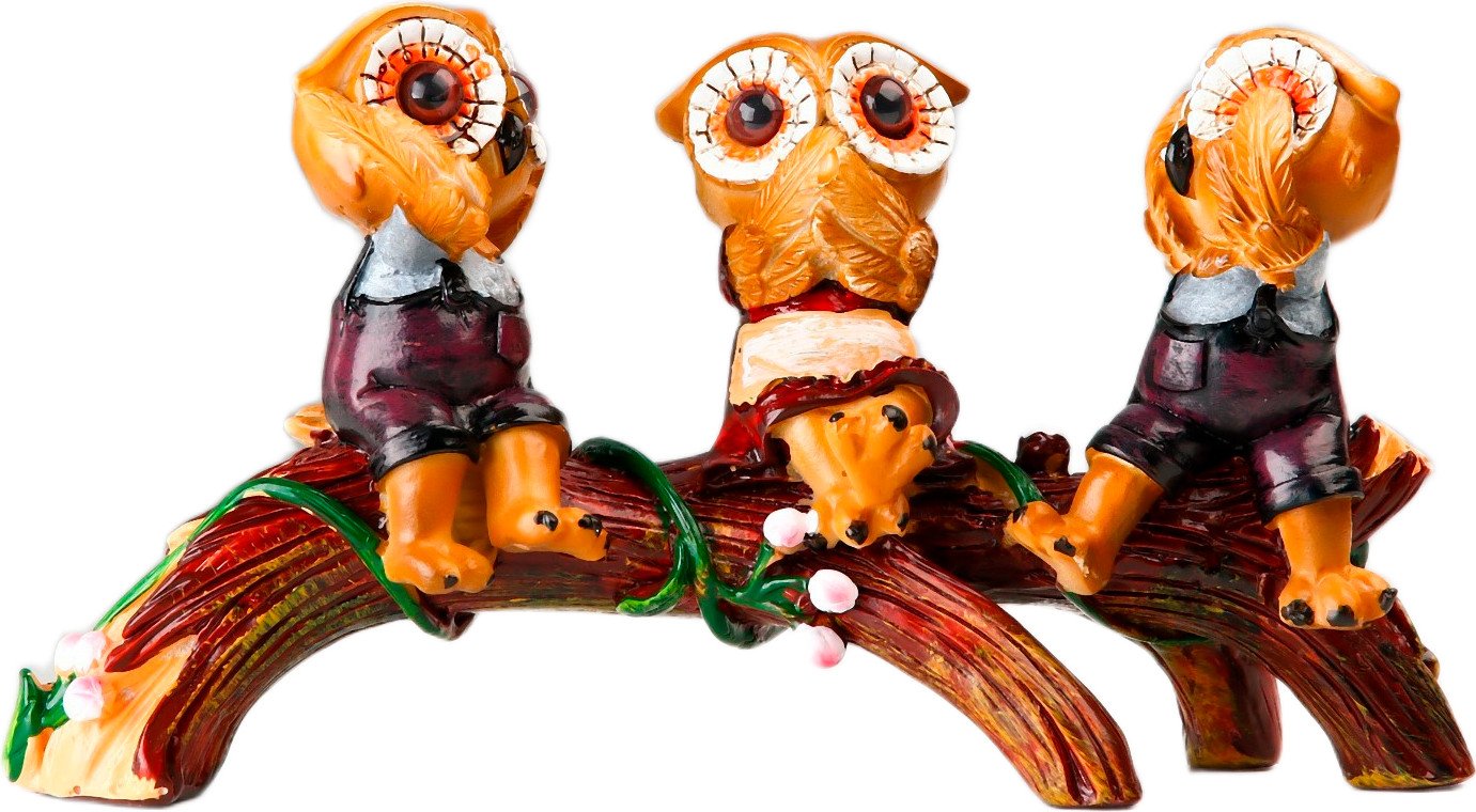 Статуэтка Sima-Land Три филина на ветви 9902937