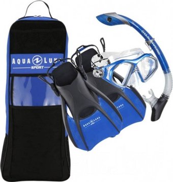 Набор для плавания Aqua Lung Sport Set Trooper SR2624001SV1 (синий/черный)