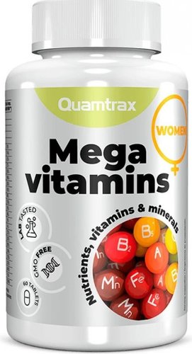 БАД Quamtrax Nutrition Mega Vitamins for women (60 таблеток)