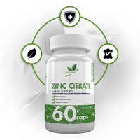 БАД NaturalSupp Цинк цитрат 25мг (60капсул)