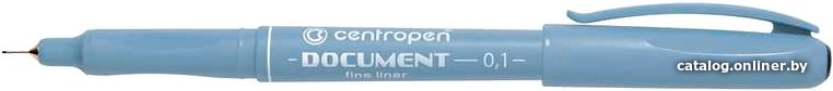 Линер Centropen Document 0.1 мм 2631 0101 (черный)