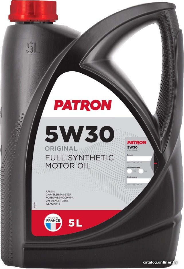 Моторное масло Patron 5W-30 5л