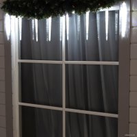 Светодиодная гирлянда Luazon Сосульки рифленые 2.5x0.3 м 5248341 (белый)