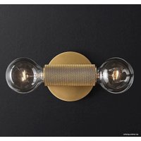 Бра ImperiumLoft Rh utilitaire inline sconce brass 44.557 123279-22