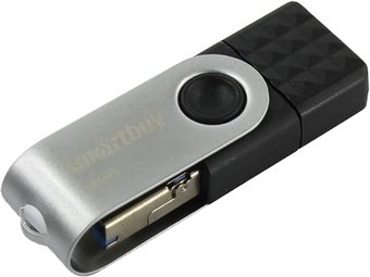 USB Flash SmartBuy Double 64GB SB64GBTRIO (черный)