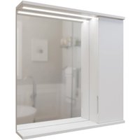  Mixline Шкаф с зеркалом Лайн 70 553017 (правый, с подсветкой) в Гомеле