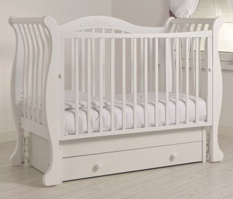 Классическая детская кроватка Гандылян Габриэлла К-2002-31 (белый, маятник)